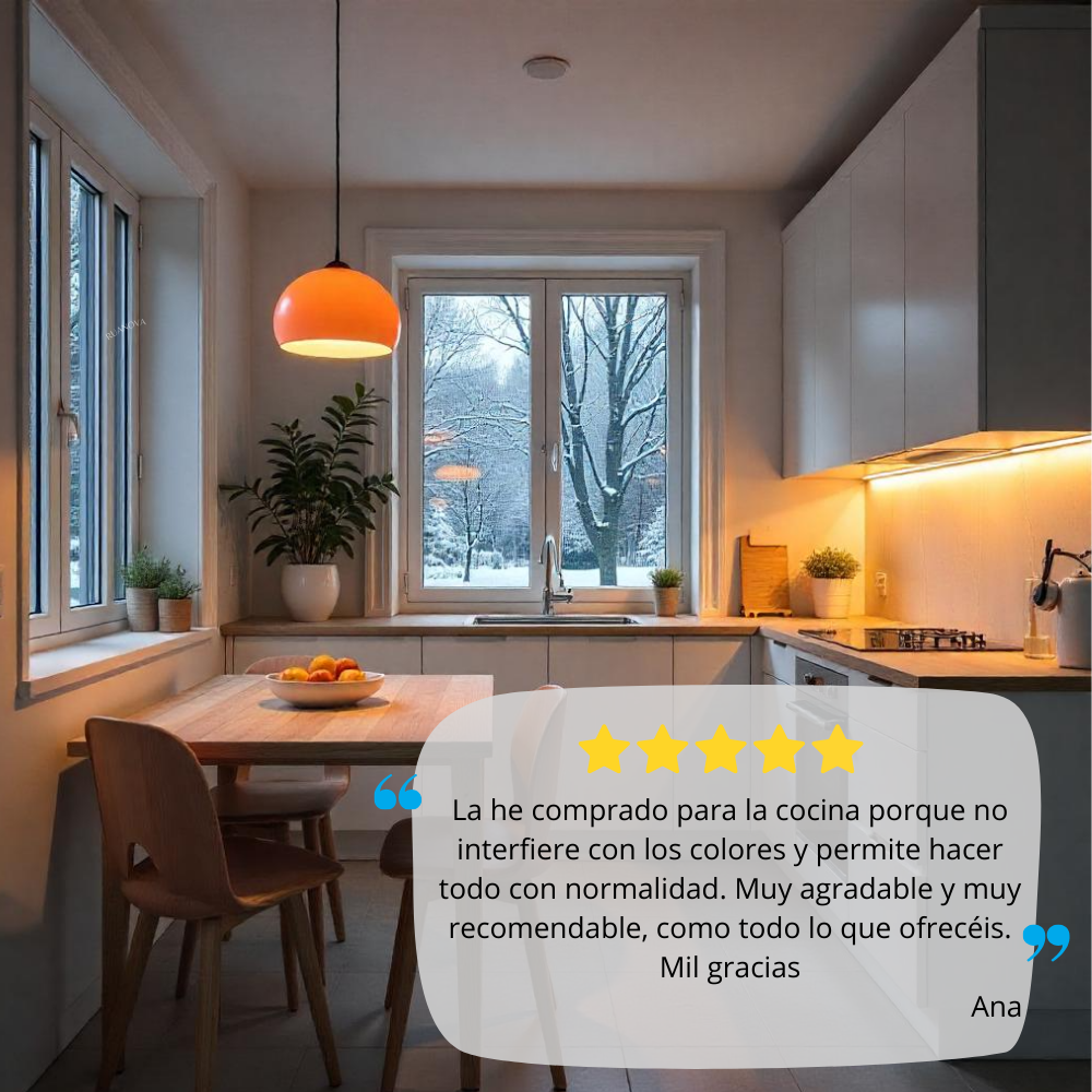 Bombilla BIO LED Luz Naranja 1800K Flicker FREE - E27