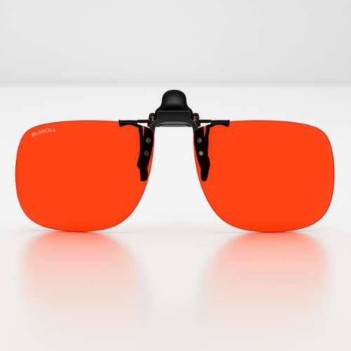 Clip Lentes Rojas Gafas Graduadas – Bloqueo Luz Azul