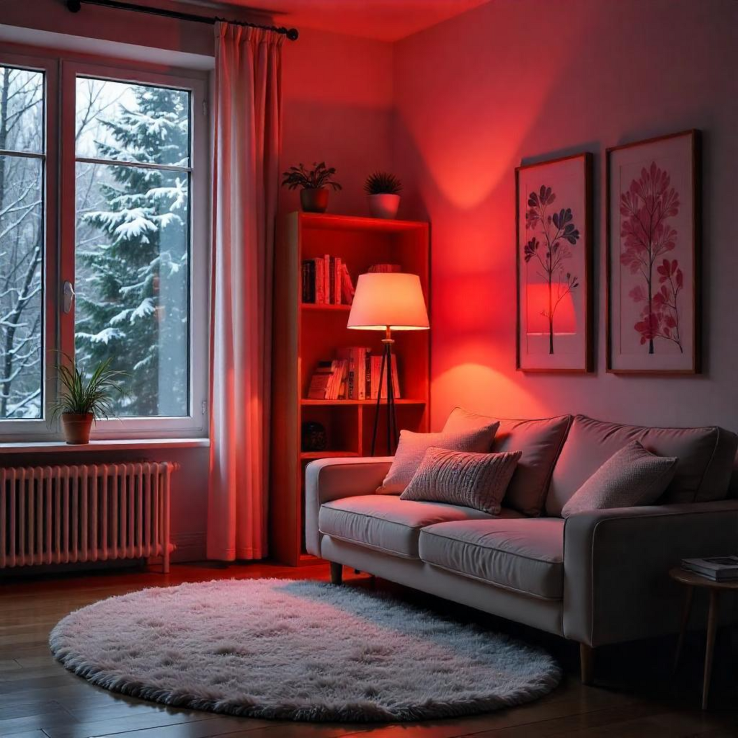 Bombilla BIO LED Luz Roja Flicker FREE - E27