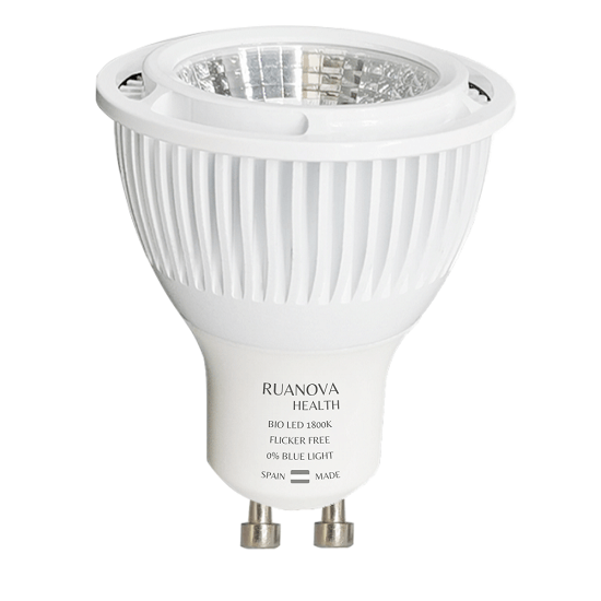 Bombilla BIO LED Luz Naranja 1800K Flicker FREE - GU10