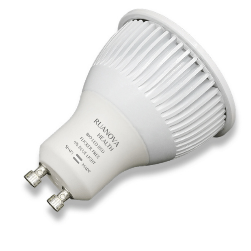 Bombilla BIO LED Luz Roja Flicker FREE - GU10