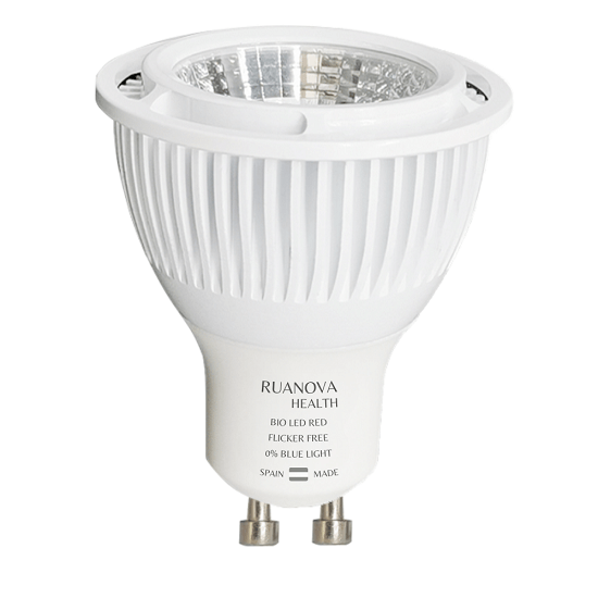 Bombilla BIO LED Luz Roja Flicker FREE - GU10