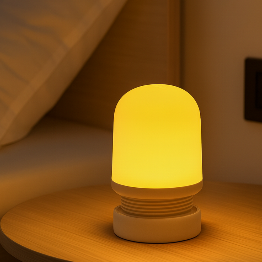 Luz Nocturna Táctil de Luz Roja / Ámbar Crepuscular