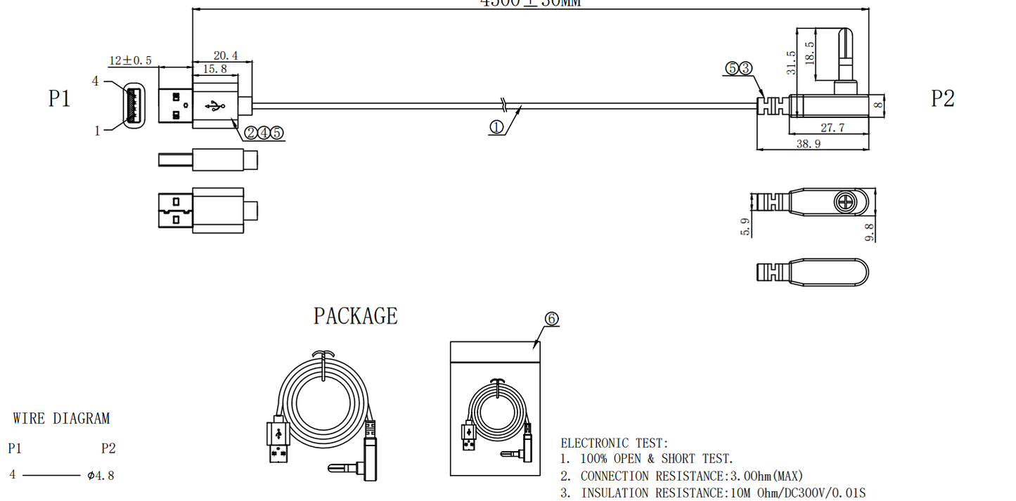 Cable USB Grounding | Conecta a Tierra tus Dispositivos (Enchufe + Adaptador USB-C)