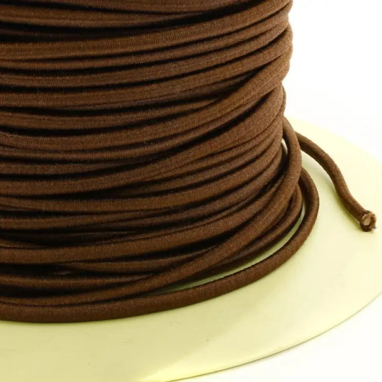 Cordel De Repuesto Collares: Cuero Natural Nylon Y Algodón Orgánico / Marrón