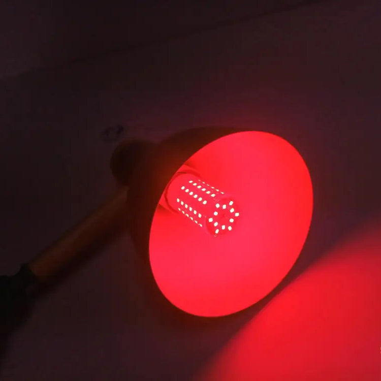 Lámpara De Mesa Diseño. Madera 100% Real. Ideal Para Lectura Con Luz Roja