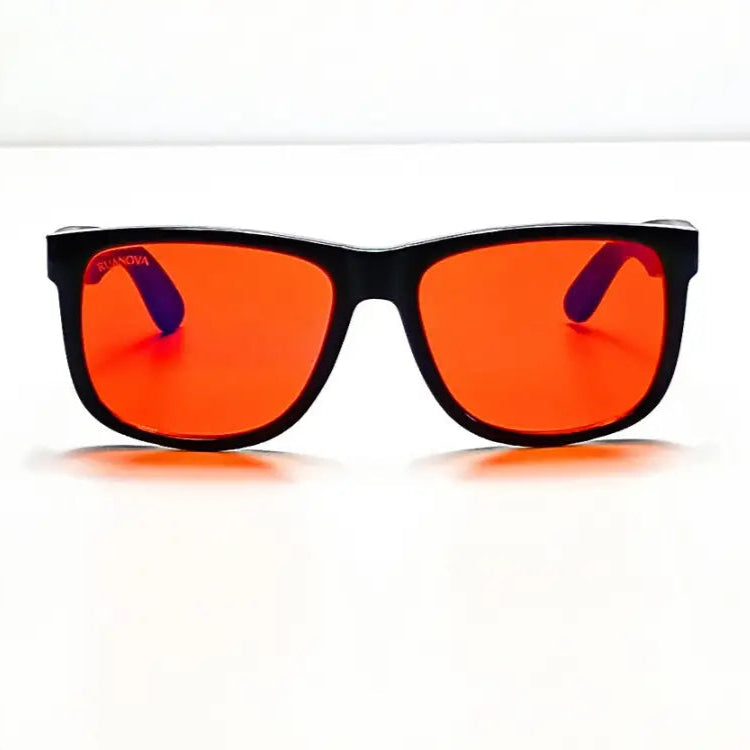 Lentes Rojas Para Bloqueo Luz Azul – Mejora Tu Sueño Y Salud