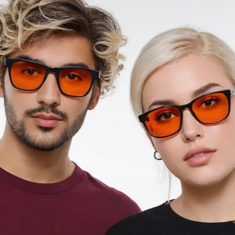 Lentes Rojas Para Bloqueo Luz Azul – Mejora Tu Sueño Y Salud