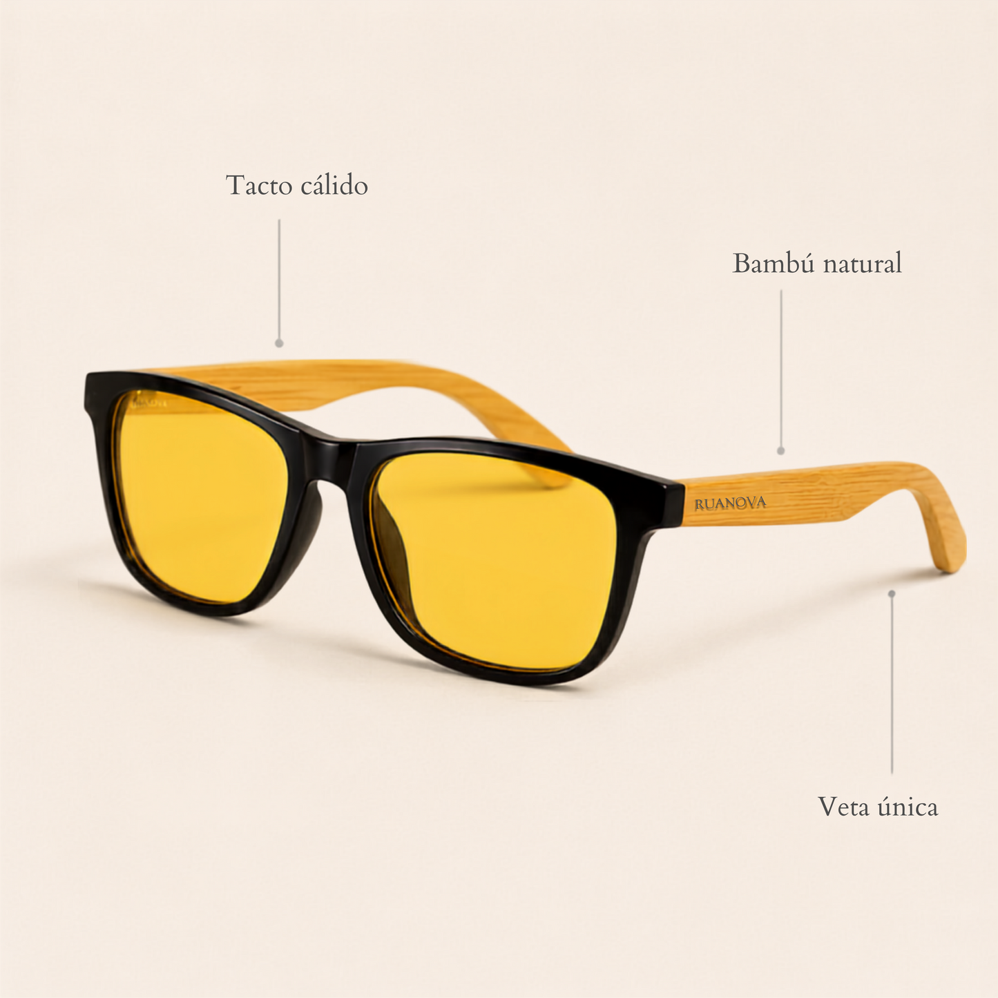 Lunettes jaunes : Protection contre la lumière bleue pendant la journée - Prenez soin de vos yeux et de votre sommeil