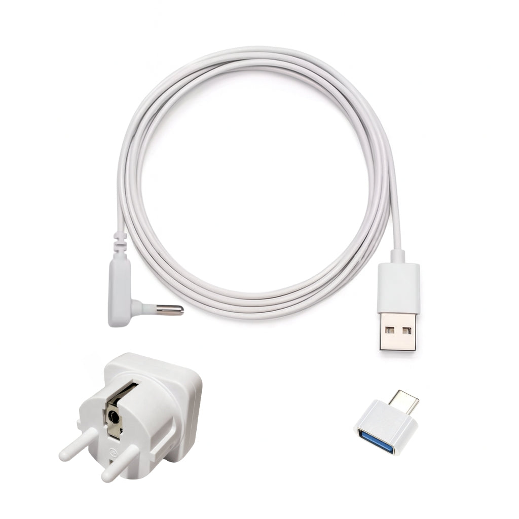 Cable USB Grounding | Conecta a Tierra tus Dispositivos (Enchufe + Adaptador USB-C)