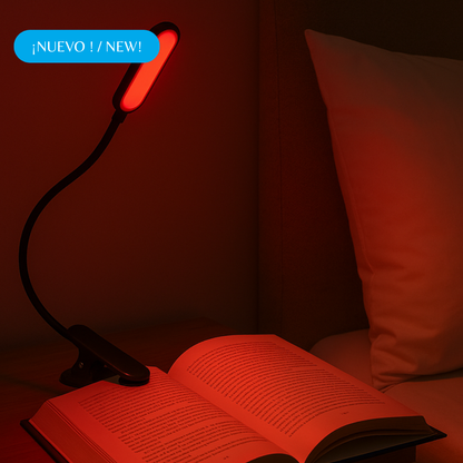 Lámpara de Lectura Luz Roja / Ámbar - Certificada sin Luz Azul