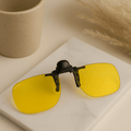 Lunettes de vue à clipser avec verres jaunes – Blocage de la lumière bleue