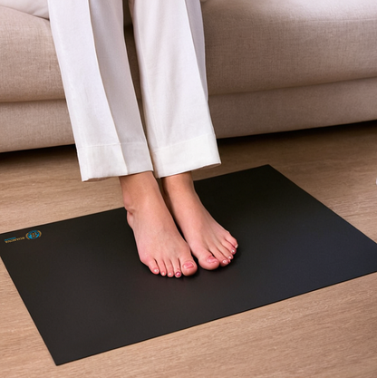 Kit Alfombrilla Grounding 60x40 cm (Cable + Enchufe Pines de Plástico)