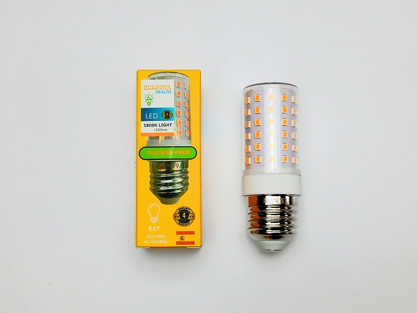 BIO LED Red Light Bulb Flicker FREE (No flicker)