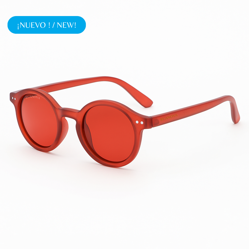 Lentes Rojas Kids - Bloqueo Luz Azul para Niños