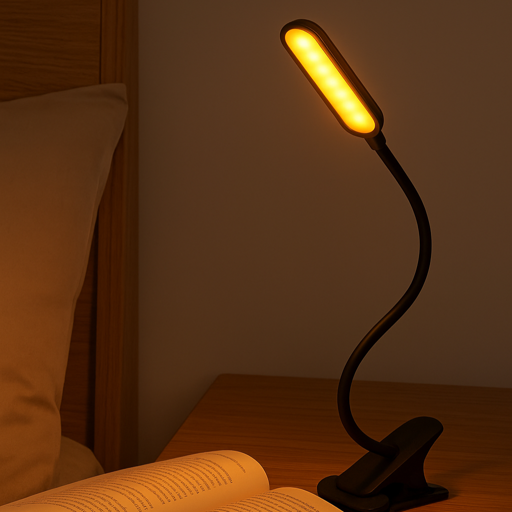 Lámpara de Lectura Luz Roja / Ámbar - Certificada sin Luz Azul