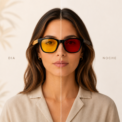 Pack lentes día y noche: ébano y bambú