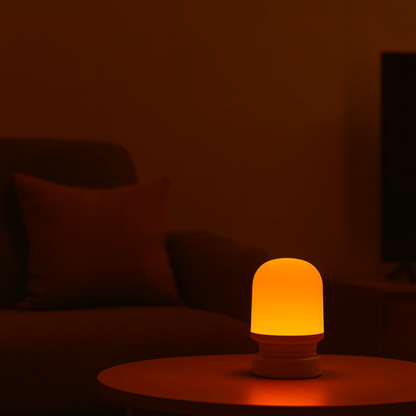 Luz Nocturna Táctil de Luz Roja / Ámbar Crepuscular