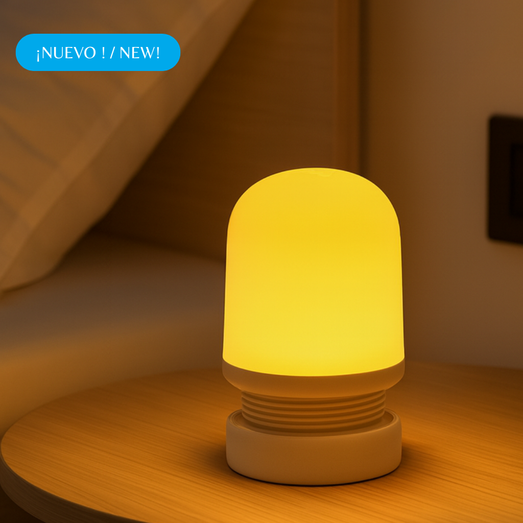 Luz Nocturna Táctil de Luz Roja / Ámbar Crepuscular