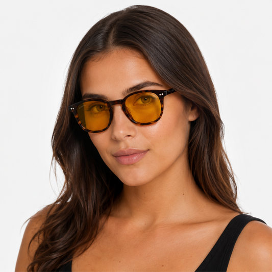 Lentes Amarillas Carey Bloqueo Luz Azul – Mejora tu Sueño y Salud