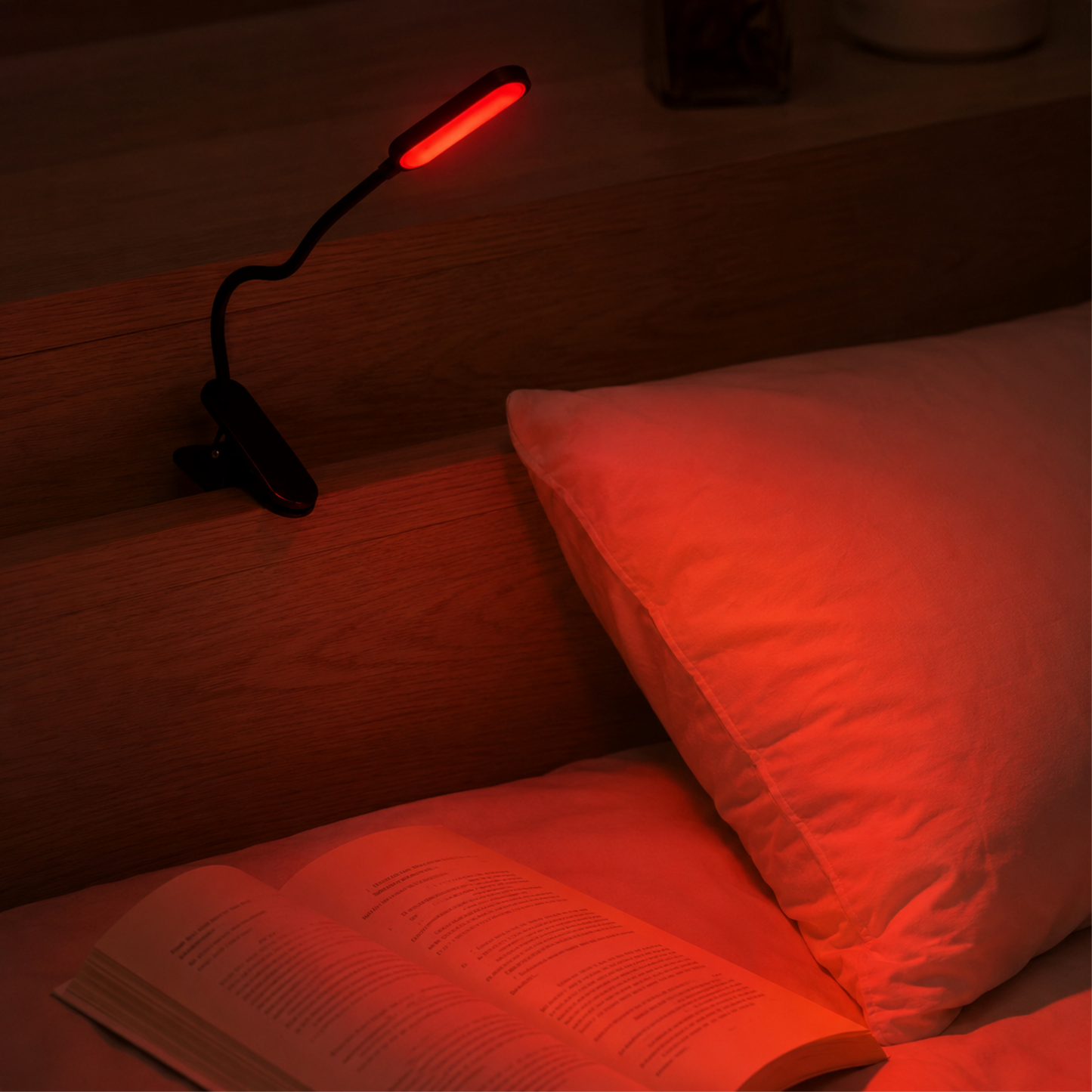 Lámpara de Lectura Luz Roja / Ámbar - Certificada sin Luz Azul