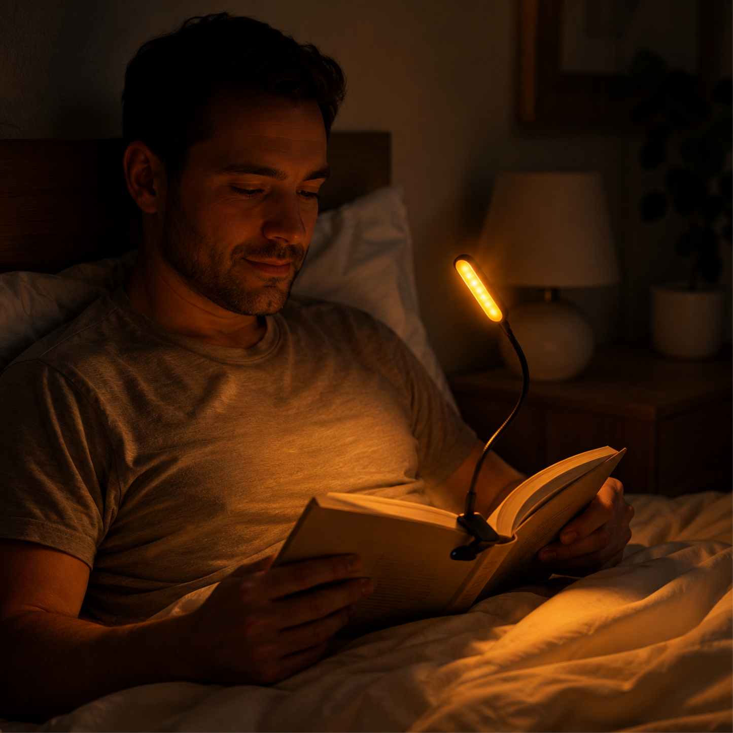 Lámpara de Lectura Luz Roja / Ámbar - Certificada sin Luz Azul