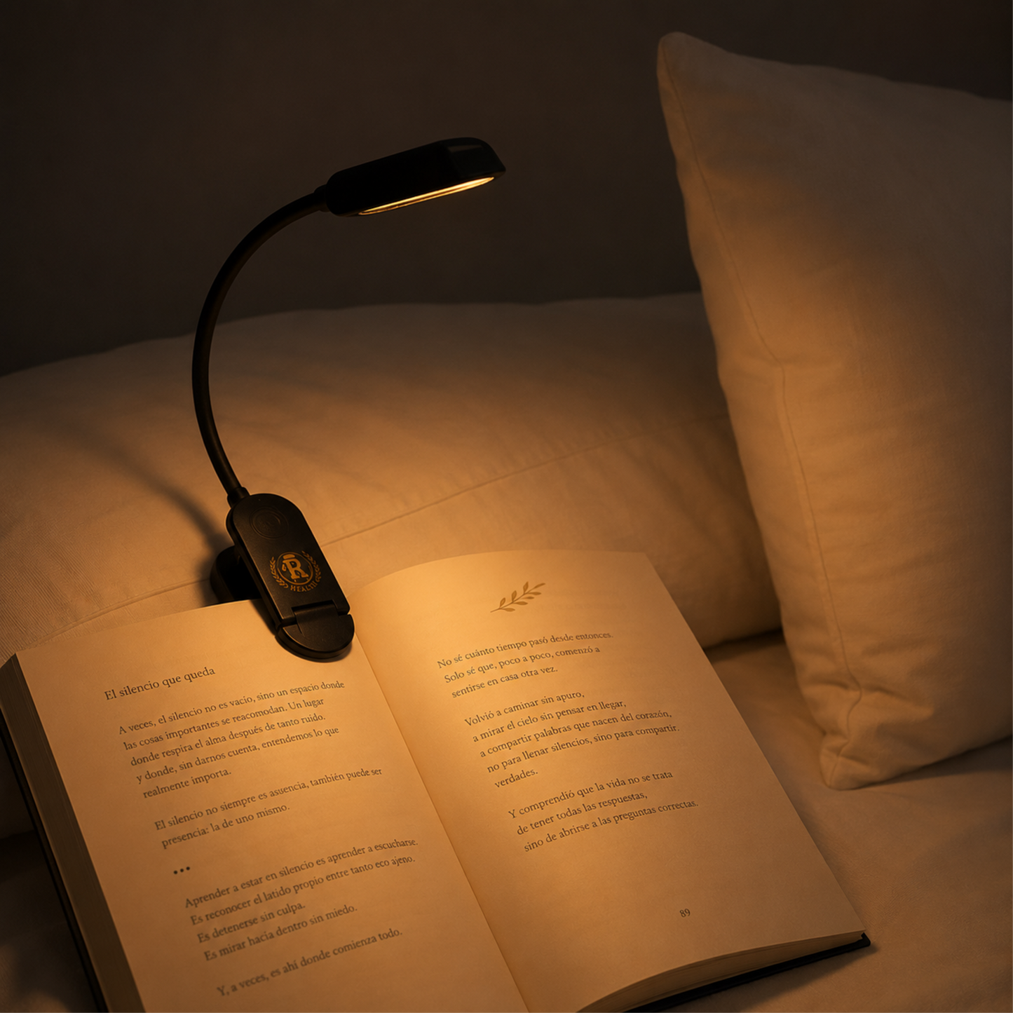 Lámpara de Lectura Luz Roja / Ámbar - Certificada sin Luz Azul