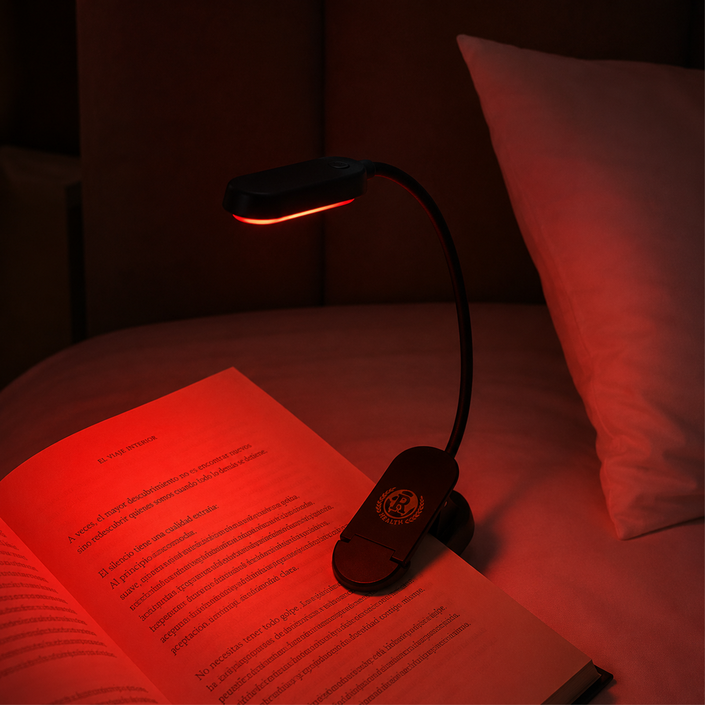 Lámpara de Lectura Luz Roja / Ámbar - Certificada sin Luz Azul