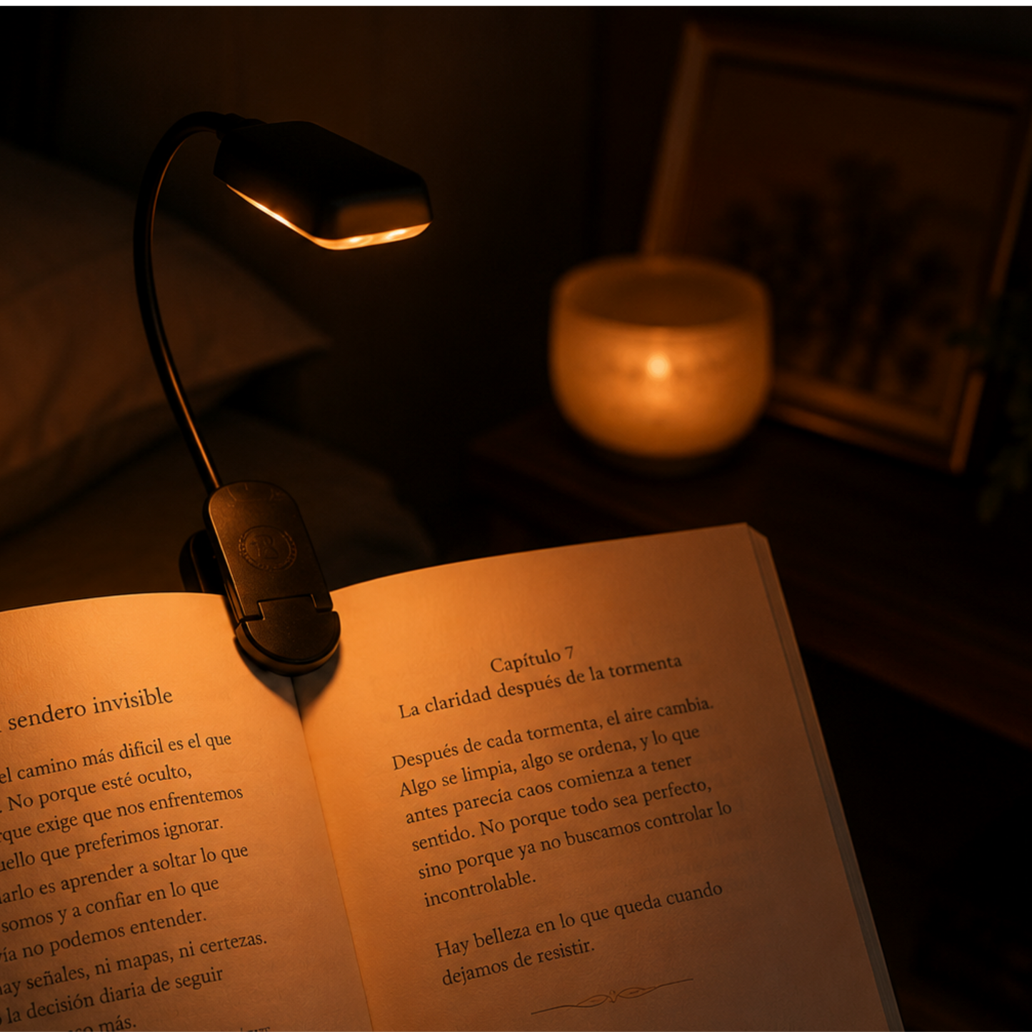 Lámpara de Lectura Luz Roja / Ámbar - Certificada sin Luz Azul