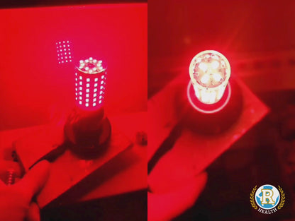 Bombilla BIO LED Luz Roja Flicker FREE (Sin parpadeo)