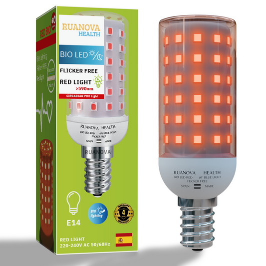 BIO LED Red Light Bulb Flicker FREE (No flicker)
