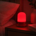 Veilleuse tactile rouge/ambre à lumière crépusculaire