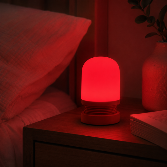 Luz Nocturna Táctil de Luz Roja / Ámbar Crepuscular